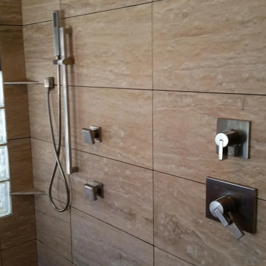 Shower fixture installation for Water Heater Replacement in Long Beach